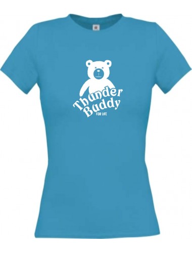 Lady T-Shirt  TED Thunder Teddy for Life Teddy Kult Klamotten Größe: XS-XL