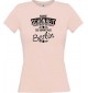 Lady T-Shirt Wahre Schönheit kommt aus Berlin, rosa, L