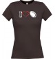 Lady T-Shirt Obst I love Zitrone