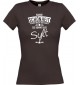 Lady T-Shirt Wahre Schönheit kommt aus Sylt, braun, L