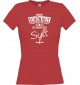 Lady T-Shirt Wahre Schönheit kommt aus Sylt, rot, L