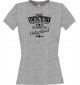 Lady T-Shirt Wahre Schönheit kommt aus Helgoland, sportsgrey, L