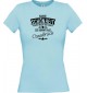 Lady T-Shirt Wahre Schönheit kommt aus Osnabrück, hellblau, L