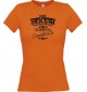 Lady T-Shirt Wahre Schönheit kommt aus Osnabrück, orange, L