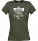 Lady T-Shirt Wahre Schönheit kommt aus Leipzig, grau, L