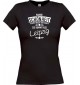 Lady T-Shirt Wahre Schönheit kommt aus Leipzig, schwarz, L