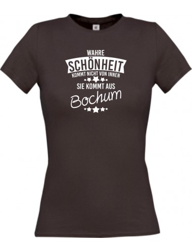 Lady T-Shirt Wahre Schönheit kommt aus Bochum