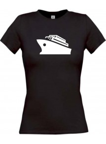 Lady T-Shirt Kreuzfahrt, Schiff, Passagierschiff, kult
