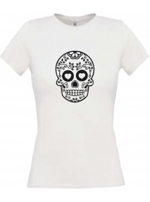 Lady T-Shirt Skull Ornament