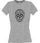Lady T-Shirt Skull Ornament sportsgrey, L