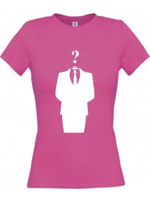 Lady T-Shirt Style Ornament pink, L