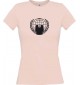 Lady T-Shirt Tattoo Style Ornament rosa, L