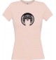 Lady T-Shirt Tattoo Style Anonymous rosa, L