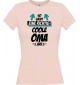 Lady T-Shirt, So sieht eine Coole Oma aus, rosa, L