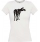 Lady T-Shirt Tiere Elch Elk