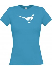 Lady T-Shirt Tiere Fasan, Vogel