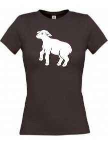 Lady T-Shirt Tiere Schäfchen, Schaf