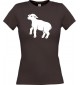 Lady T-Shirt Tiere Schäfchen, Schaf
