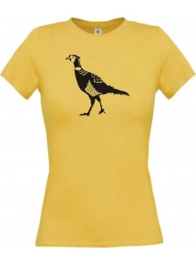 Lady T-Shirt Tiere Fasan Pheasant, Huhn