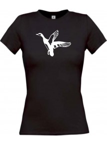 Lady T-Shirt Tiere Wildgans, Duck, Ente, Goose