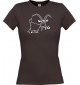 Lady T-Shirt Funny Tiere Ziege Steinbock