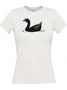 Lady T-Shirt Tiere Ente, Duck