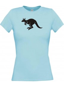 Lady T-Shirt Tiere Känguru Roo