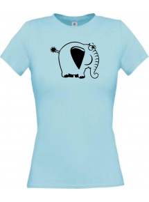 Lady T-Shirt Funny Tiere Elefant