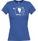 Lady T-Shirt Funny Tiere Elefant royal, L