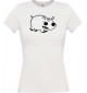Lady T-Shirt Funny Tiere Nilpferd
