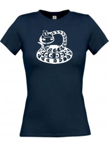 Lady T-Shirt Funny Tiere Schlange Snake