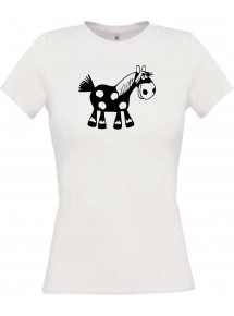 Lady T-Shirt Funny Tiere Pferd Pony