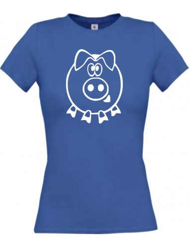 Lady T-Shirt Funny Tiere Schwein Eber Sau