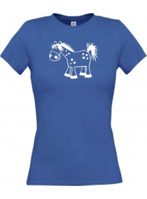 Lady T-Shirt Funny Tiere Pferd Pony