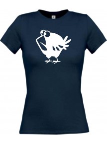 Lady T-Shirt Funny Tiere Vogel Spatz