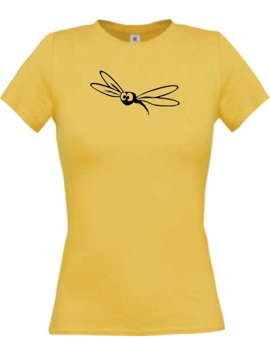 Lady T-Shirt Funny Tiere Fliege Insekt