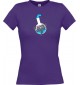 Top Lady T-Shirt Wanna Cook Reagenzglas Test Tube lila, L