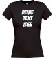 Lady T-Shirt individuell mit Ihrem Wunschtext, Logo oder Motive bedruckt, Größe XS-XL