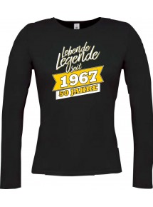 Lady-Longshirt Lebende Legenden seit 1967 50 Jahre,
