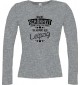 Lady-Longshirt Wahre Schönheit kommt aus Leipzig sportsgrey, L