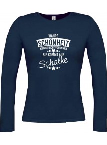 Lady-Longshirt Wahre Schönheit kommt aus Schalke