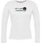 Lady-Longshirt Let´s get Cooking weiss, L