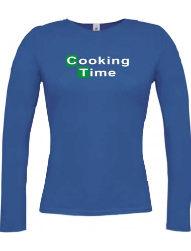 Lady-Longshirt Cooking Time Cook royal, L