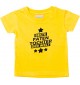 Kinder T-Shirt beste Patentochter der Welt gelb, 0-6 Monate