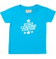 Kinder T-Shirt beste Cousine der Welt tuerkis, 0-6 Monate