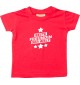 Kinder T-Shirt beste Freundin der Welt rot, 0-6 Monate
