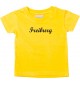 Kinder T-Shirt City Stadt Shirt Freiburg Deine Stadt Kult, Farbe gelb, 0-6 Monate