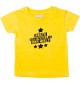 Kinder T-Shirt beste Urenkelin der Welt gelb, 0-6 Monate