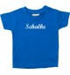 Kinder T-Shirt City Stadt Shirt Schalke Deine Stadt Kult royal, 0-6 Monate