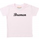 Kinder T-Shirt City Stadt Shirt Bremen Deine Stadt Kult rosa, 0-6 Monate